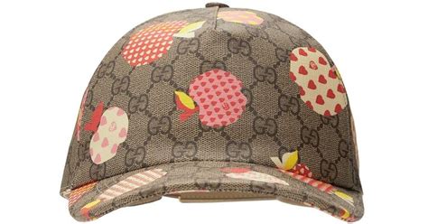 casquette gucci pomme rouge|Gucci .